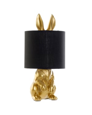 Casa di Elturo Tafellamp konijn goud h42 cm