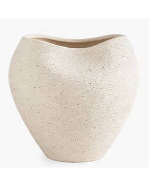 Casa di Elturo Elva keramische vaas zand – Ø 23,5 x h 23,5 cm