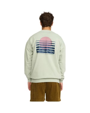 Revolution Printed crewneck mint