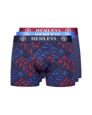 Henleys Rutlers Mens Boxers 3pk