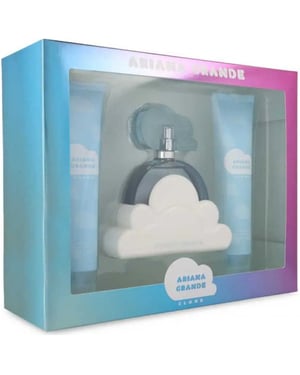 Ariana Grande Cloud Gift Set 100ml EDP Spray + 100ml Souffle + 100ml Shower Gel