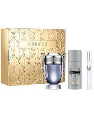 Paco Rabanne Invictus Cadeauset 100ml EDT Spray + 150ml Deodorant Spray + 10ml EDT