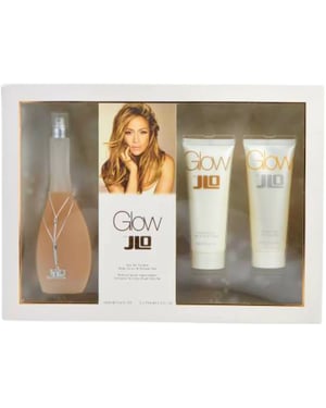 Jennifer Lopez Glow Giftset 100ml Edt Spray + Body Lotion 75ml + Shower Gel 75ml