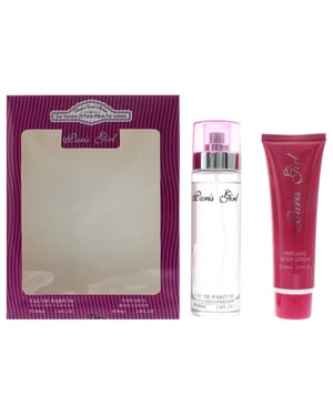Designer French Collection Paris Gift Set 100ml EDP Spray + Body Lotion 90Ml