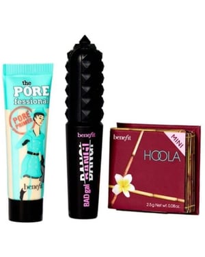 Benefit Icons Gift Set 7.5ml Porefessional Primer + 4ml Baggal BANG Mascara - Intense Pitch Black + 2.5g Matte Bronzer