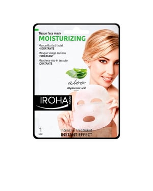Iroha Nature Återfuktande Tygmask för Ansiktet - Aloe Vera 1 Enhet