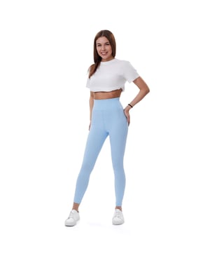 Lookus Zelal Ribbed Leggings Womens