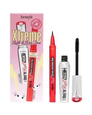 Benefit They'Re Real Gift Set 0.35ml Xtreme Precision Black Eyeliner + 8.5G Magnet Mascara N65 Black
