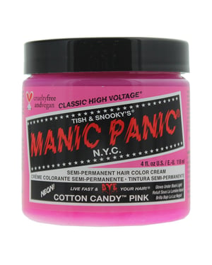 Manic Panic Classic High Voltage Cotton Candy Pink Semi-Permanent Hair Color Cream 118ml