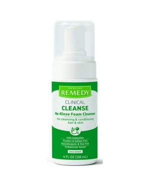 Medline Remedy Clinical Cleanse 118ml No-Rinse Foam Cleanser