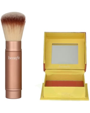 Benefit Cheek-End Getaway Set Shellie Blush + Multitasking Brush