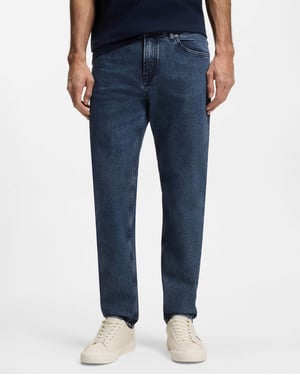 Maine Regular-Fit Jeans in Middelblauw