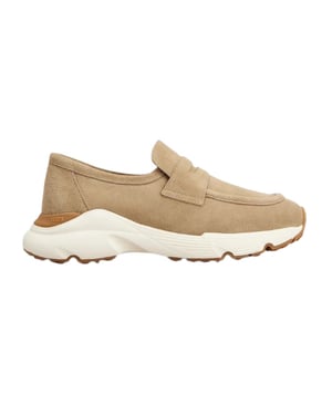 Suede Leather Loafers
