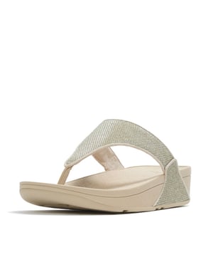 FitFlop Lulu shimmerglitz toe-post sandals