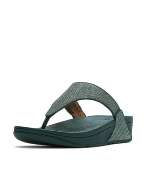 FitFlop Lulu shimmerglitz toe-post sandals