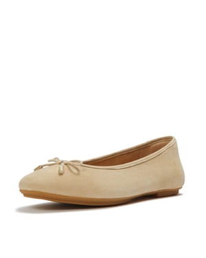 FitFlop Delicato bow suede ballet flats