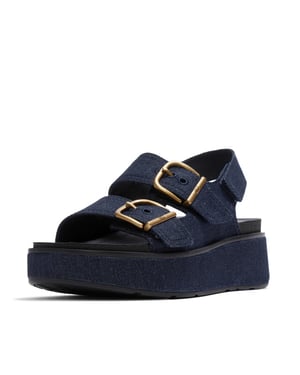 FitFlop Gen-ff max buckle denim back-strap sandals