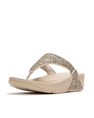 FitFlop Lulu multi-tonal glitter toe-post sandals