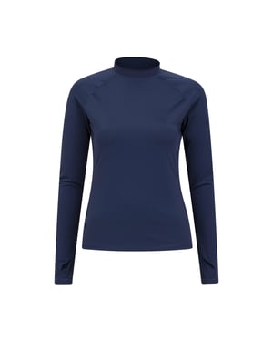 Mountain Warehouse Dames/Dames Rash Guard met lange mouwen (Donkerblauw)