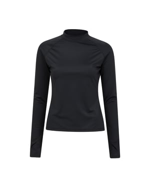 Mountain Warehouse Långärmad Rash Guard för kvinnor/damer (Svart)