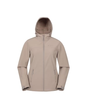 Mountain Warehouse Dames/Dames Exodus waterafstotend softshell jack (Donker Beige)