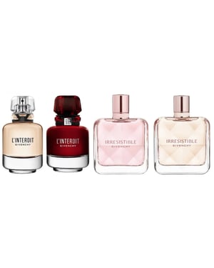 Givenchy Mini Set: L'Interdit EDP 9ml + L'Interdit Rouge EDP 9ml + Irresistible EDP 9ml + Irresistible Velvet EDP 9ml