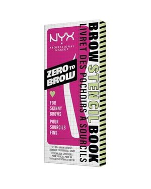 NYX Zero To Brow Stencil 4pcs