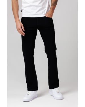 Black Straight Leg Cotton Rich Jeans