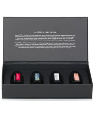 L'Artisan Parfumeur Giftset: Passage D'enfer EDT 5ml + Un Air De Bretagne EDP 5ml + Chasse Aux Papillons EDT 5ml + Memoire De Roses EDP 5ml