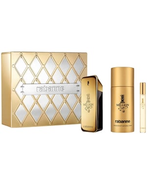 Rabanne 1 Million Cadeauset 100ml EDT Spray - EDT 10ml - Deodorant Spray 150ml