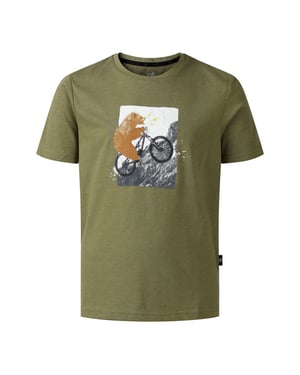 Dare 2B Kinderen Trailblazer III Logo T-Shirt (Nefrietgroen)
