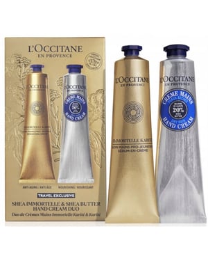 L'Occitane Set: Youth Hand Cream 75ml + Shea Butter Hand Cream 75ml