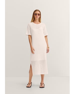 Bugatti Damen Zomerjurk met structuur van katoenmix