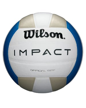 Wilson Impact White/Blue Volleyballs