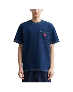 Carhartt WIP INGO POCKET Mens Basic T-shirt Heart Patch Pocket loose Fit Top