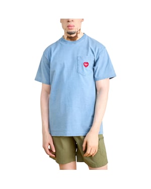 Carhartt WIP INGO POCKET Mens Basic T-shirt Heart Patch Pocket loose Fit Top