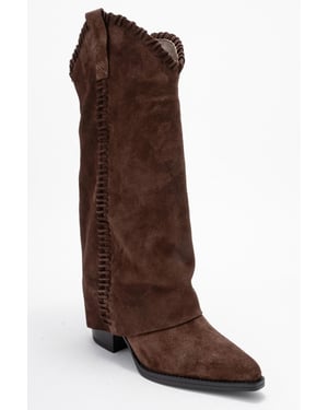 Clementina Leren Western Boot (Dames)