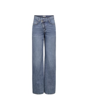 Only Onlhope mw wideuneven closure dnm pim blue denim