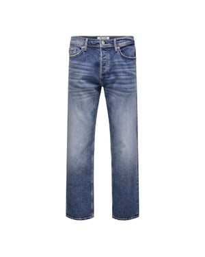 Only & Sons Onsedge performande dmb 6639 dot dnm blue denim