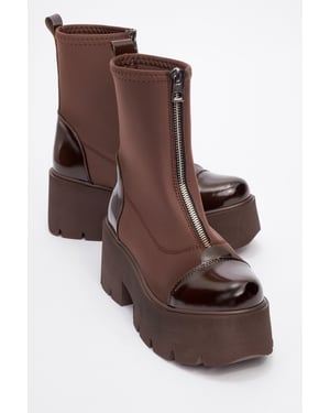 Bray Lackläder Chunky Boot (Dam)
