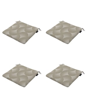 Madison zitkussen napels - 40x40x4,5cm set van 4