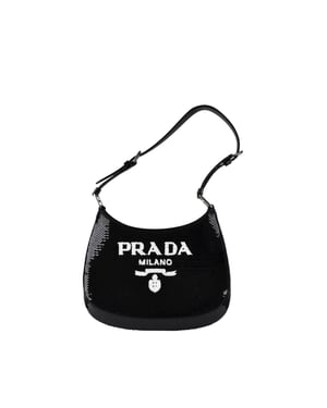 Prada Cléo väska Svart