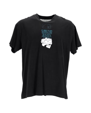 Off-white Dripping Arrows T-shirt i svart bomull