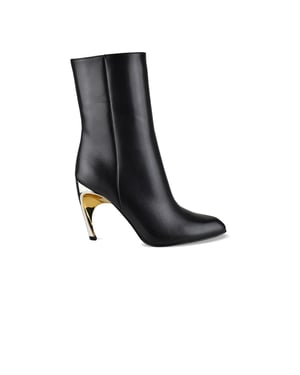 Alexander McQueen Gordeldierlaarzen Zwart