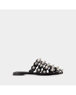 Rexa Cage Slide Flat Shoes