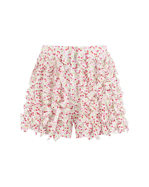 Geprinte Katoenen Shorts
