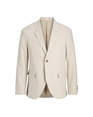 Jack & Jones Jprmartin summer blz linen blend no06 sn beige