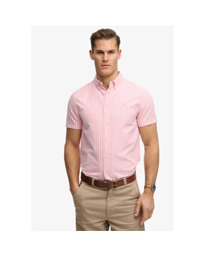 Superdry Oxford overhemd ss dessin