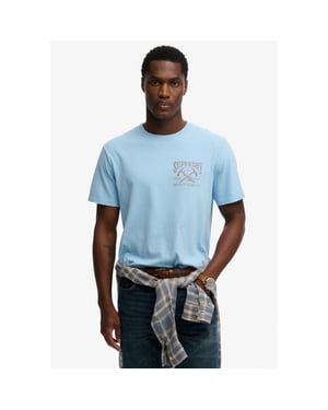 Superdry Outdoor moutain relaxed tee licht