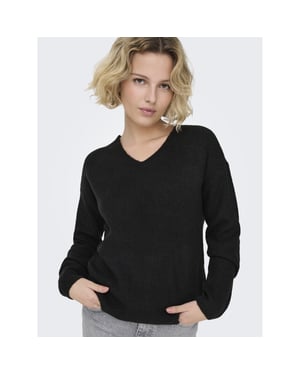 Only Onlcamilla v-neck l/s pullover knt